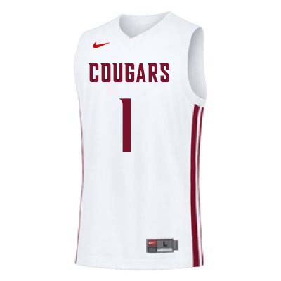 Washington State Cougars #1 Klay Thompson College Basketball Jerseys Sale-White